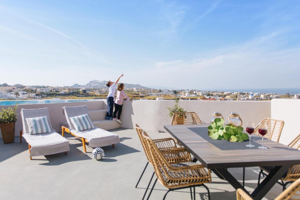 Amer Villa Santorini With Outdoor Hot Tub Vóthon Exterior foto