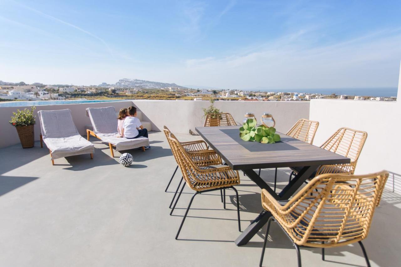 Amer Villa Santorini With Outdoor Hot Tub Vóthon Exterior foto